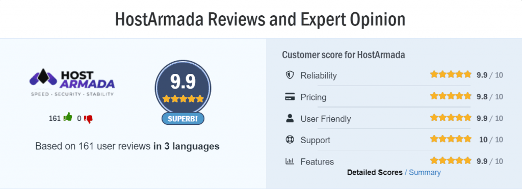 HostArmada Customer Review