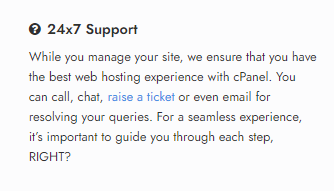 Youstable support method