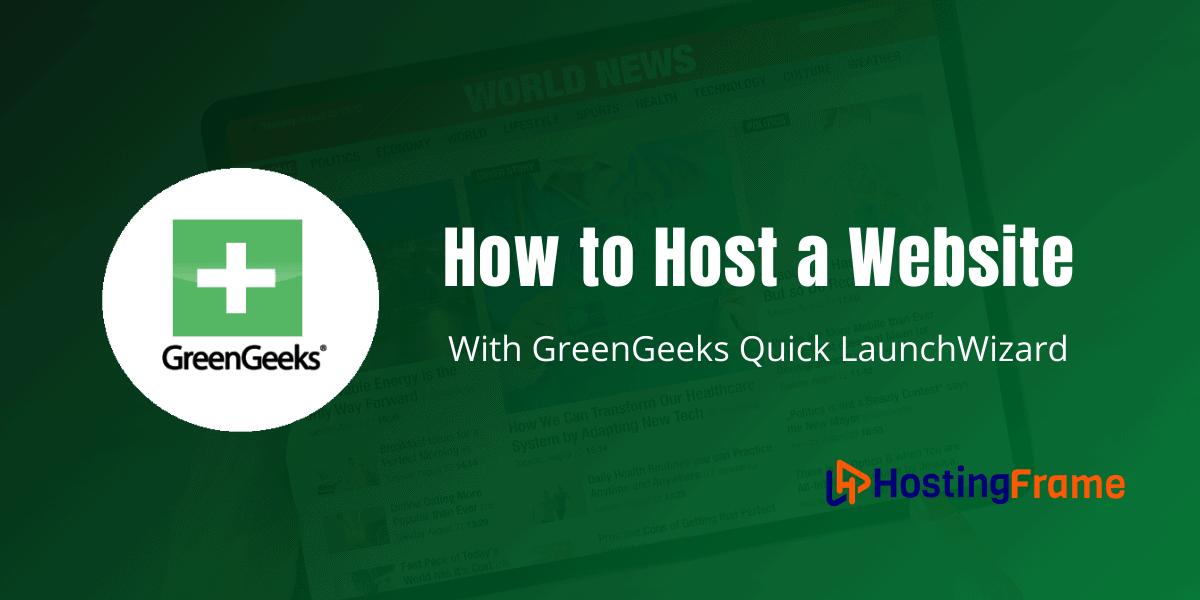 How to Host a Website with GreenGeeks